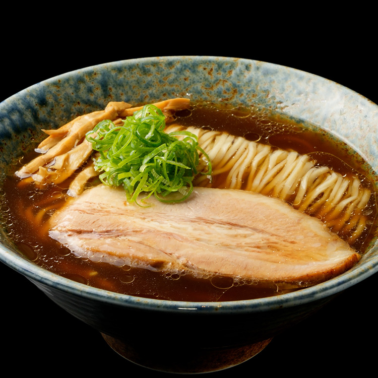 帆立と地鶏の醬油そば